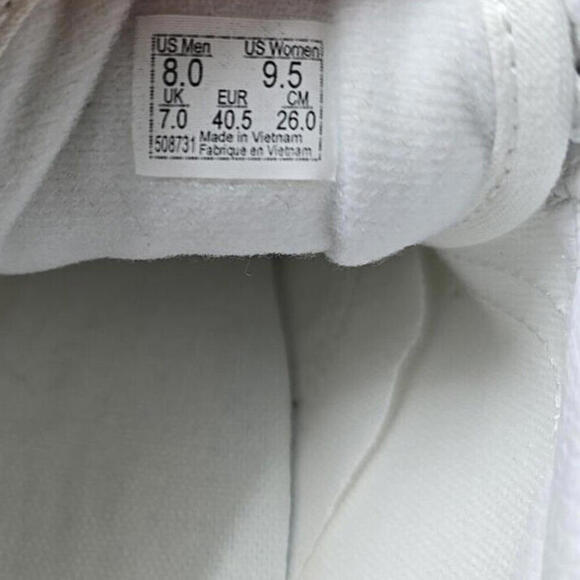 Old Skool Vans Canvas Shoe 8 Men 9.5 Women White - Picture 10 of 10